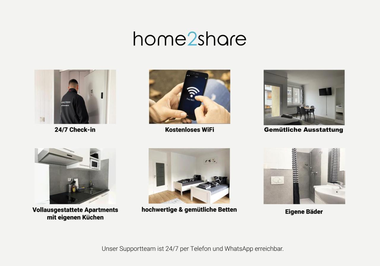 Zentrale Studios Fur Monteure I Home2Share Osnabrück Exteriér fotografie